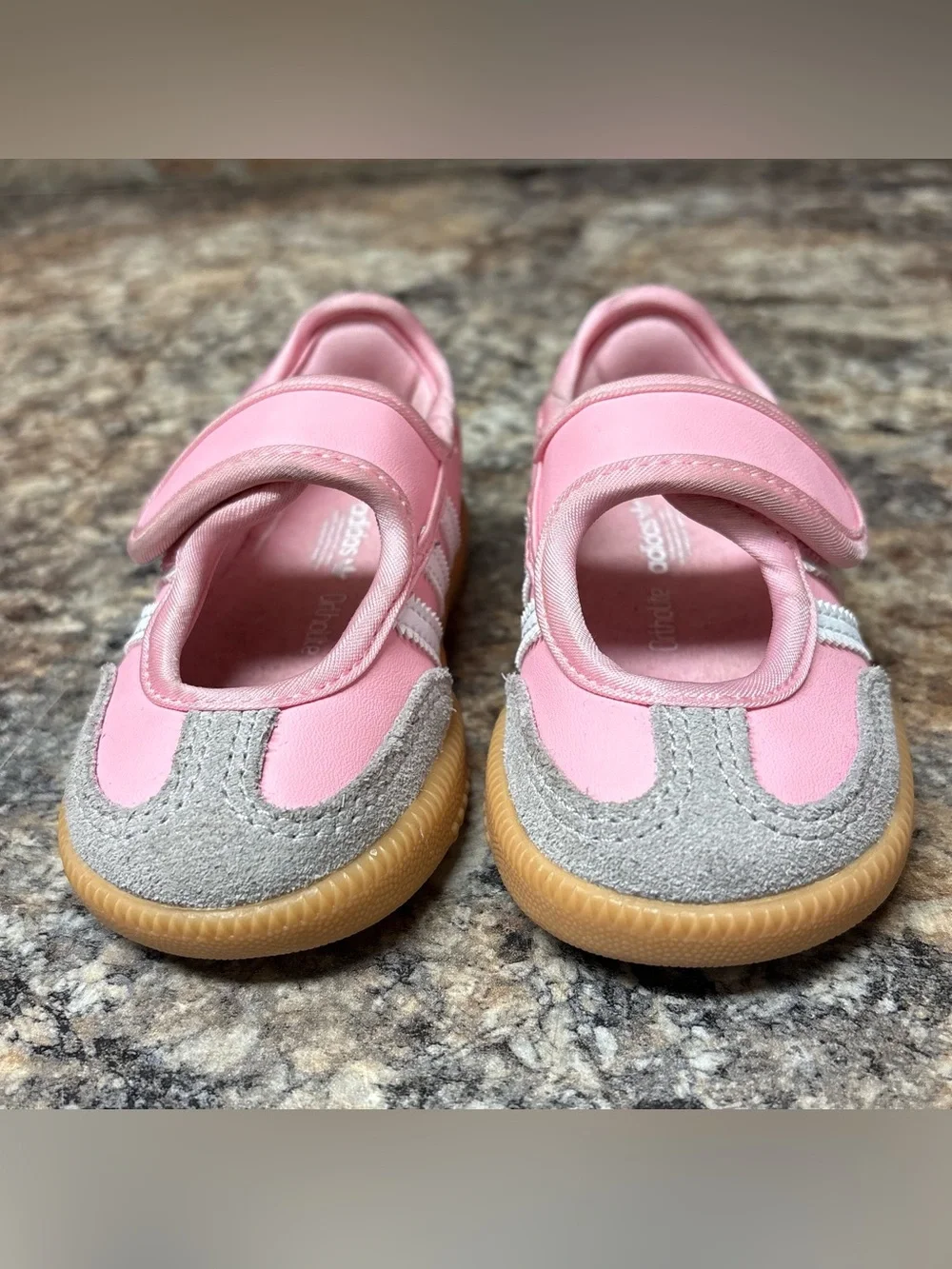 adidas Samba Mary Jane Light Pink White Gum JP9543 Toddler Size 5